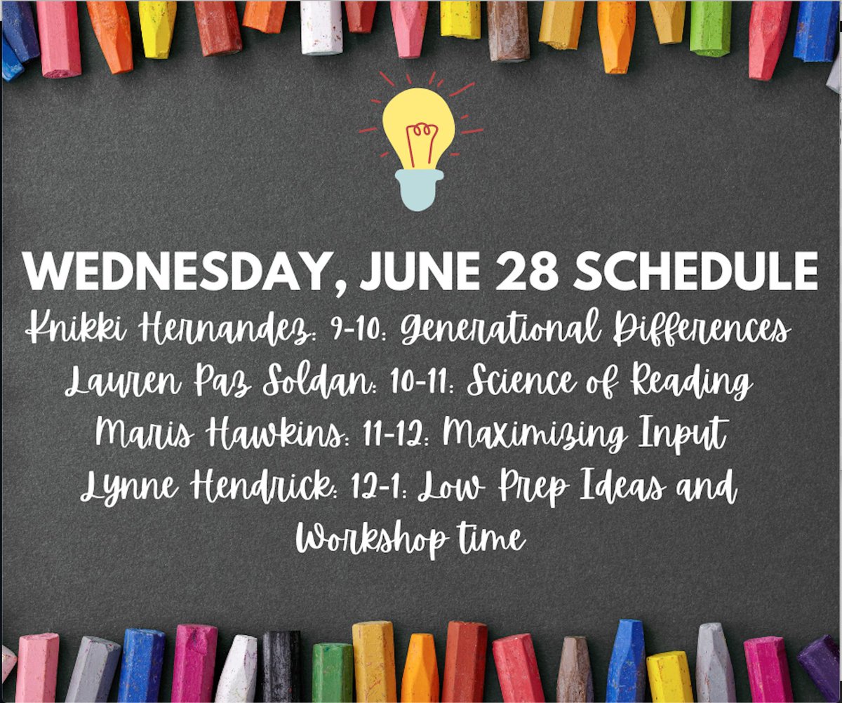 We have our second day workshops scheduled!!  Check it out and join us!  I can't wait to learn! #langchat