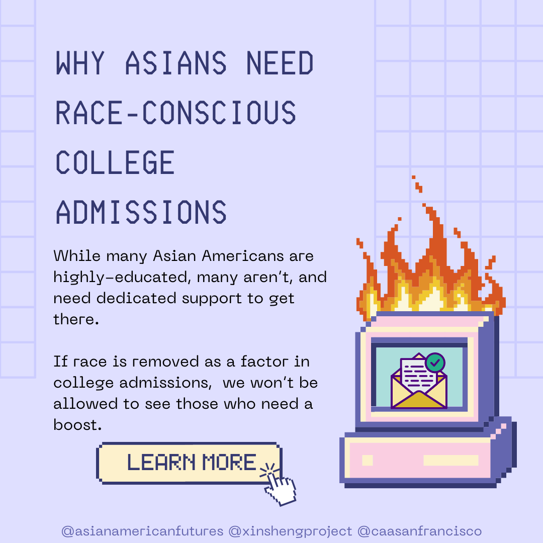 AAFutures's tweet photo. #RaceMatters when leveling the playing field between historically advantaged white students and students of color, including Asian Americans.

#affirmativeaction #representationmatters #AAPI https://t.co/TLPEQAU9on