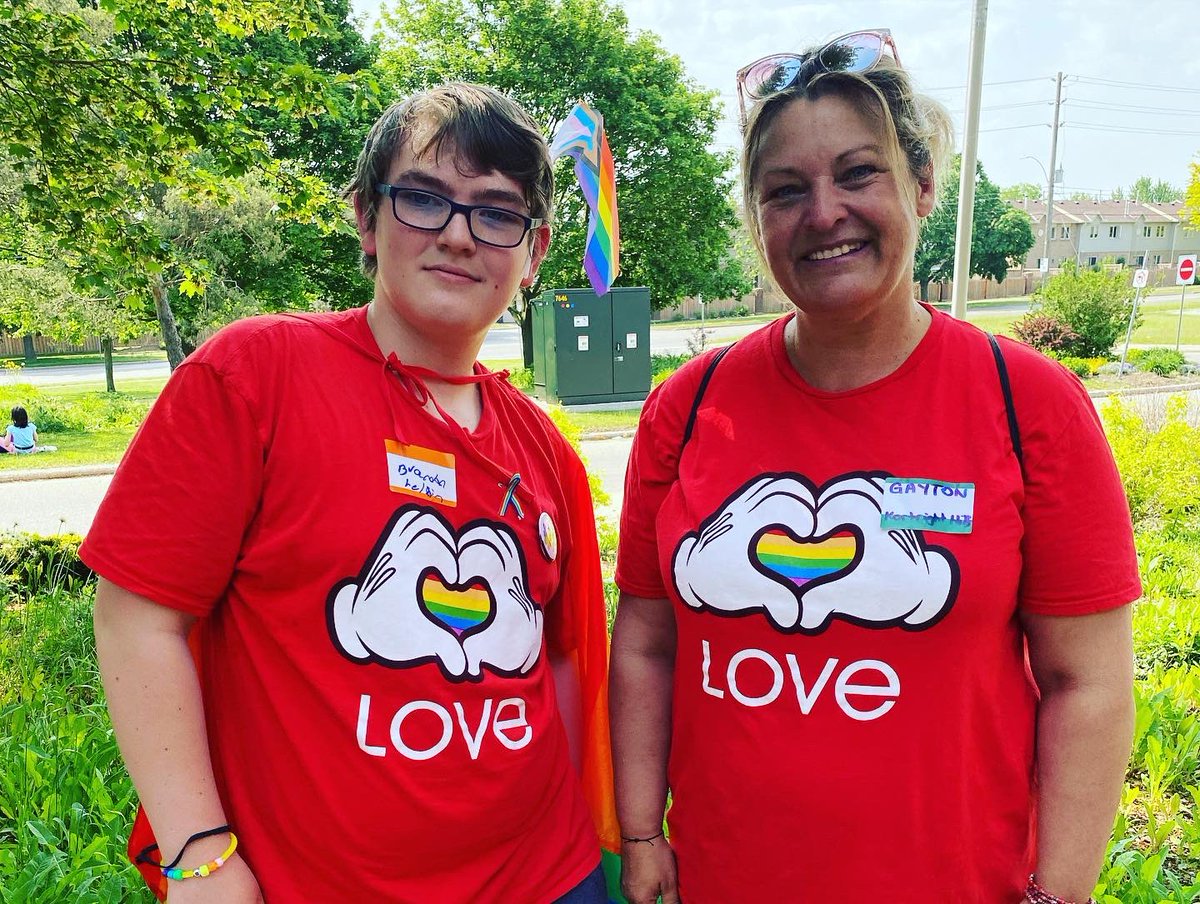 Elementary schools from all over Guelph are joining high school students from CHSS and CCVI to celebrate Pride! #UGIncludesPride