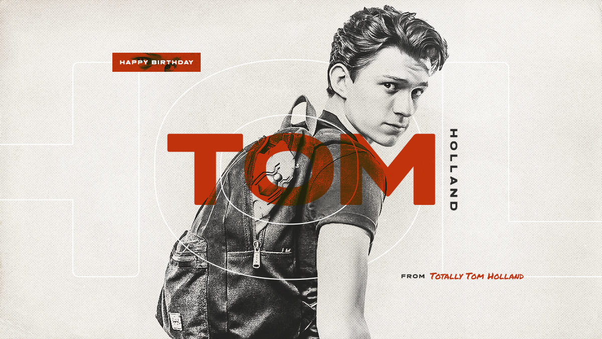 tomhollandorg's tweet photo. Totally Tom Holland - Happy 27th Birthday Tom! - https://t.co/NFqLfWmER6 #HappyBirthdayTomHolland https://t.co/yySrf7gz47