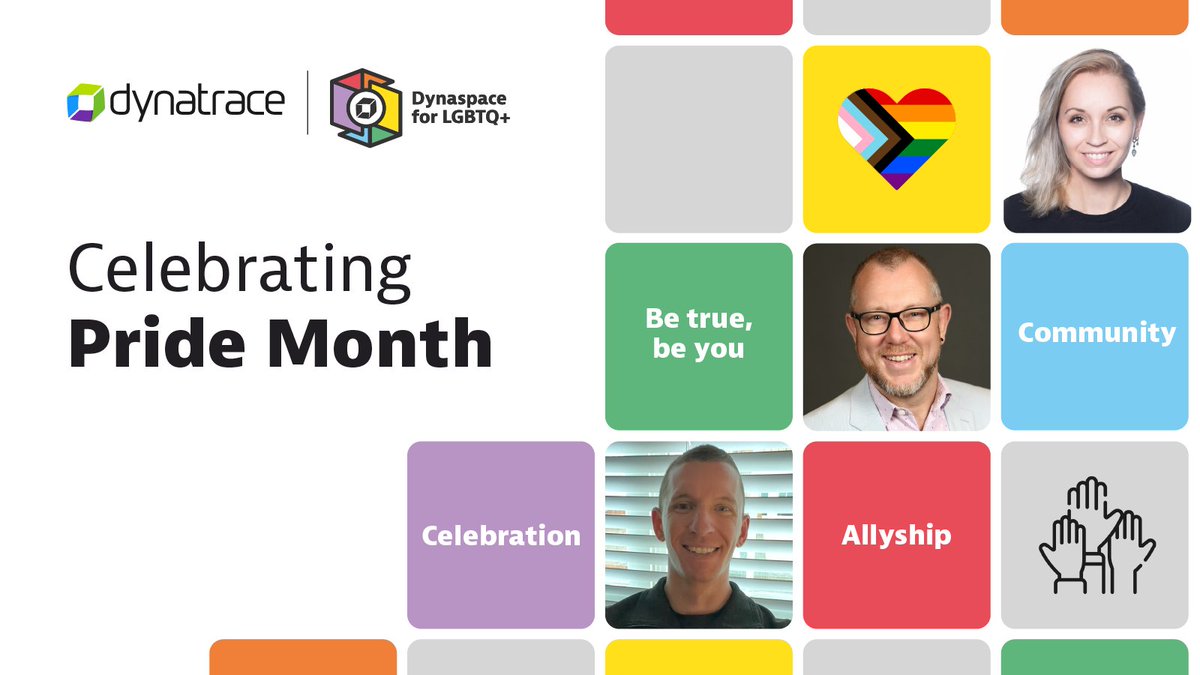 We’re celebrating #PrideMonth! 🏳️‍🌈 Our Dynaspace for LGBTQ+ #ERG will be hosting a variety of celebrations including #dynatracepride parties, talent shows, speaker events, and much more. We’re excited to honor and recognize this month of celebration, allyship, and community. 🫶