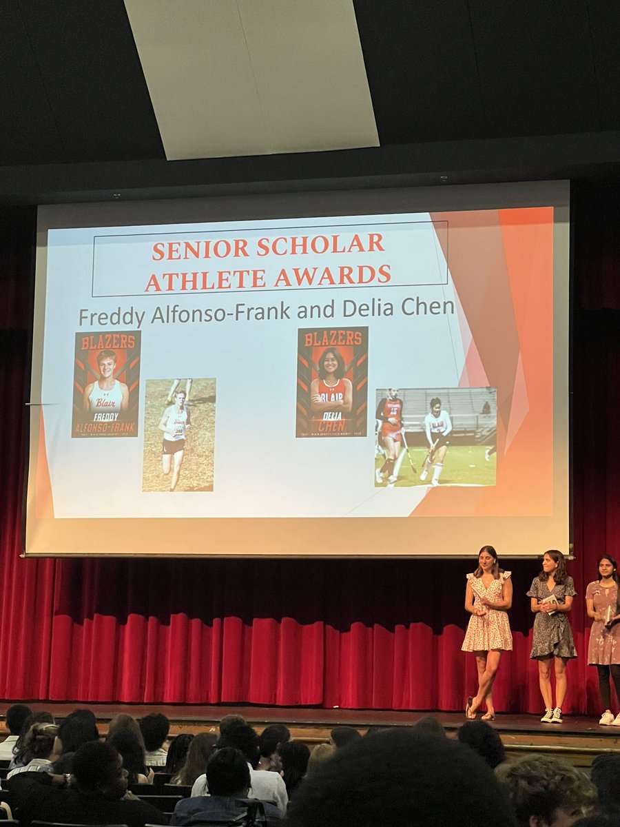Last night, we celebrated Blair Athletics with an awards ceremony honoring each team and their accomplishments. We loved reminiscing on our 2022 season and recognizing our program. Congratulations to our own Delia Chen and HR Moore who were also selected for larger awards!