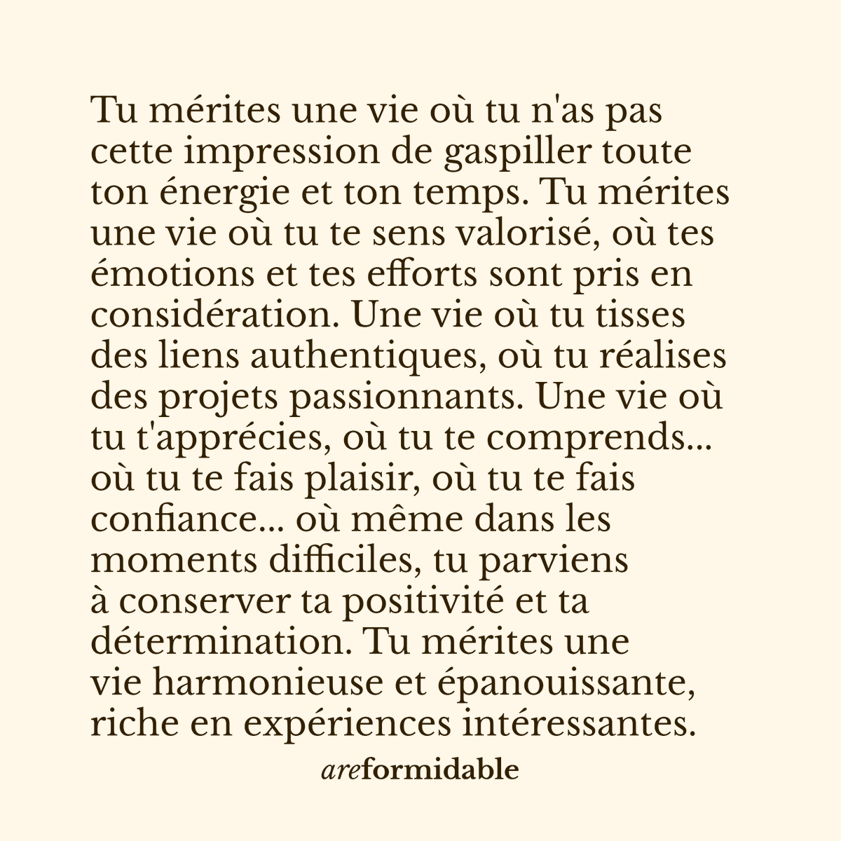 Une vie harmonieuse et épanouissante... 💫 #areformidable #epanouissement #bienetre