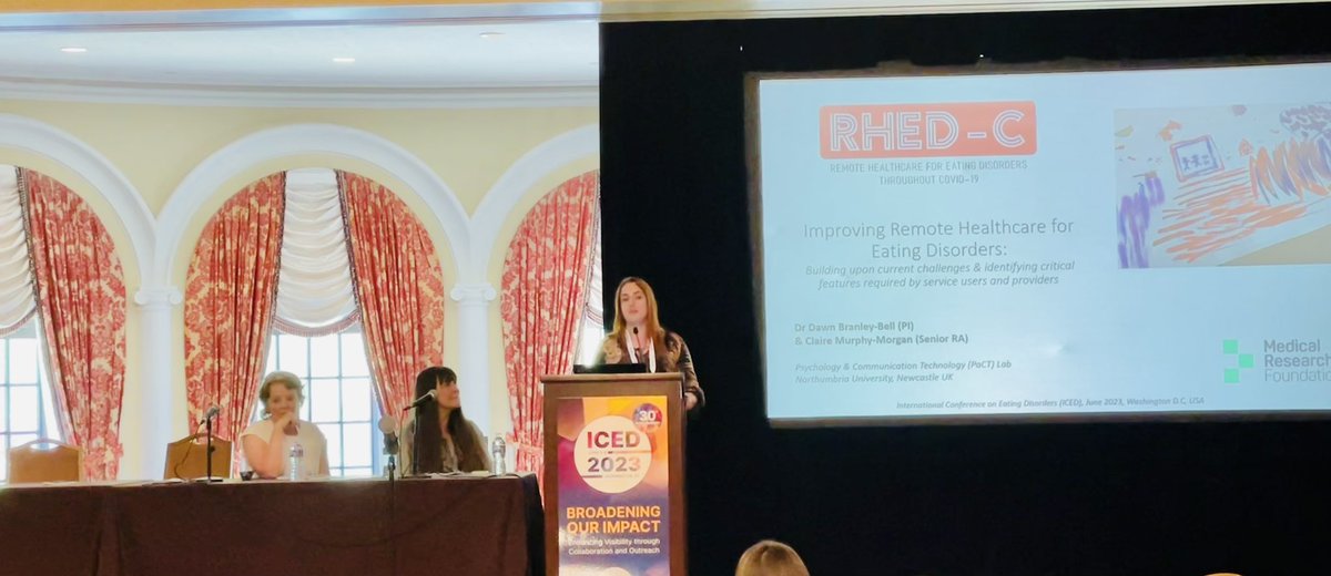 CRalphNearman's tweet photo. Enjoyed co-chairing w/Andrea Dingemans the awesome talks Paper Session 1: “Innovative use of technology &amp; social media” &amp; sharing “Visual Mapping of #BodyImageDisturbance in Male -#FashionModels Detects Markers of #EatingDisorder Severity” #assessment @aedweb #ICED2023 #somatomap https://t.co/VGDCSmxFMG