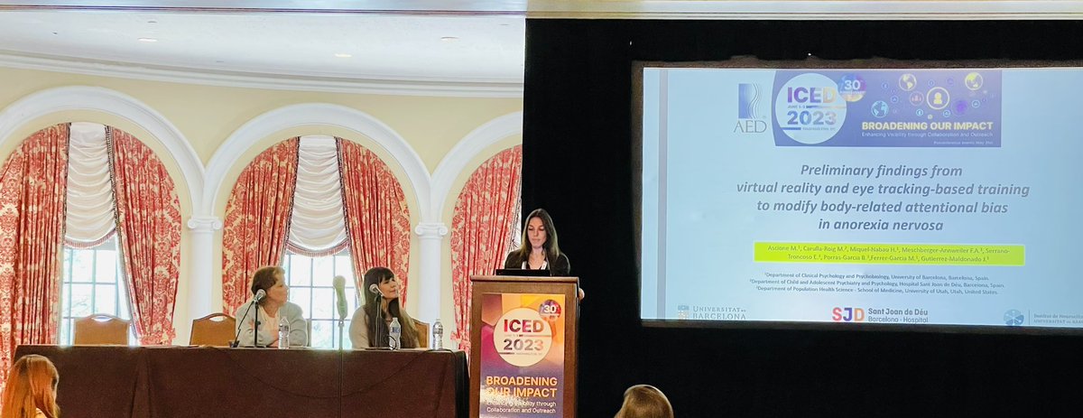 CRalphNearman's tweet photo. Enjoyed co-chairing w/Andrea Dingemans the awesome talks Paper Session 1: “Innovative use of technology &amp; social media” &amp; sharing “Visual Mapping of #BodyImageDisturbance in Male -#FashionModels Detects Markers of #EatingDisorder Severity” #assessment @aedweb #ICED2023 #somatomap https://t.co/VGDCSmxFMG