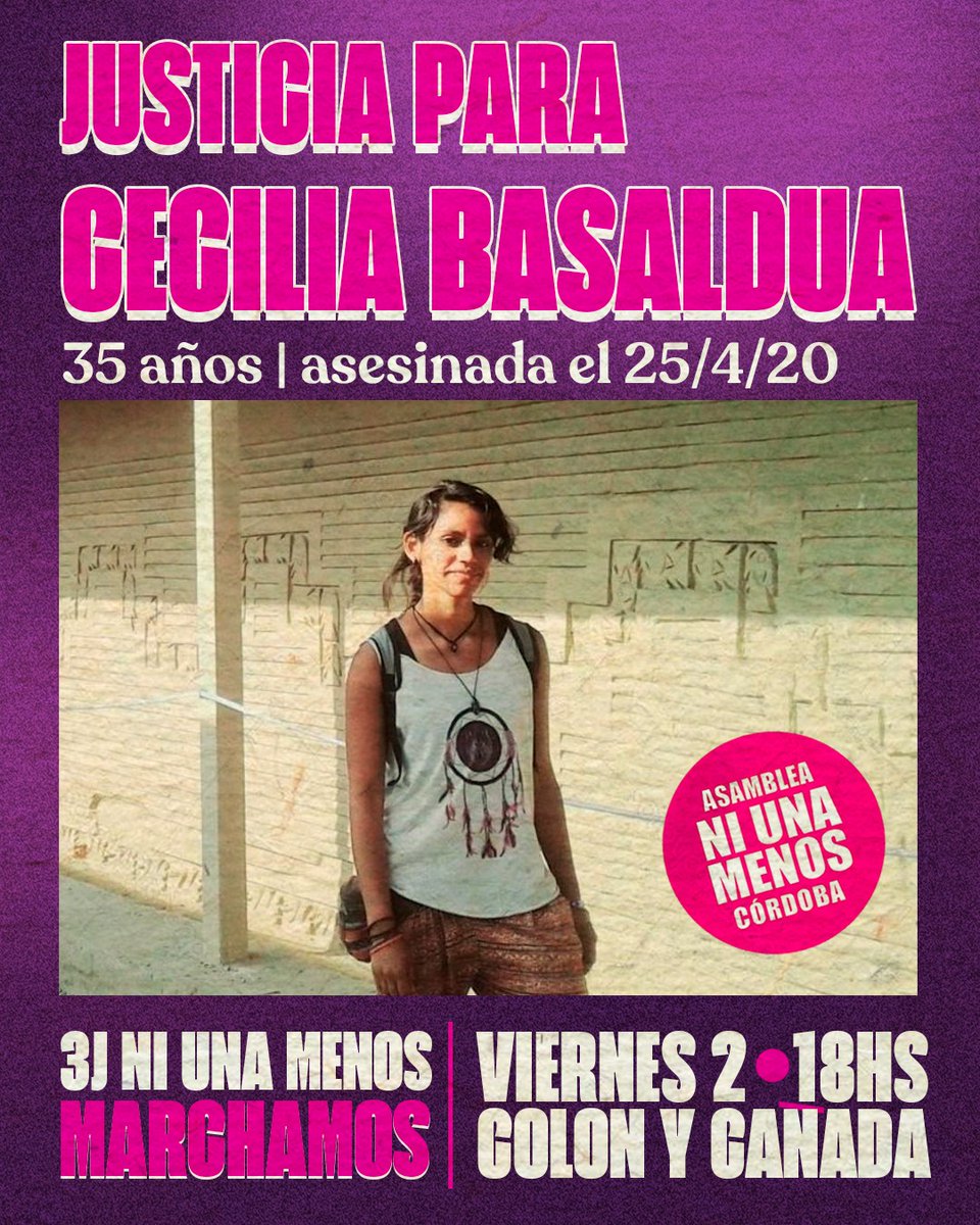 ✊🏼 Porque a 8 años del primer #3J sigue siendo urgente y necesario el grito de #NiUnaMenos   
🔥¡Súmate a marchar, somos el grito de les que no están!
Con ajuste, represión y FMI no hay #NiUnaMenos   
#2J 18 hs Colón y Cañada 
 #VivasNosQueremos    #parendematarnos