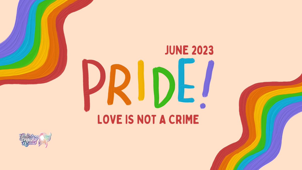 #pridemonth2023 #pride #loveisnotacrime #loveislove #faithlesshijabi #mentalhealthprogramme #exmuslim #lgbtexmuslim #lgbt #notohomophobia #notoreligioushomophobia #humanrights #lgbtrightsarehumanrights
support us links below: 
buff.ly/44t85Tj 
buff.ly/3BeyOpv