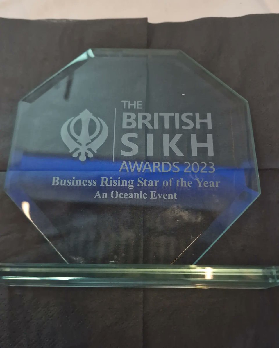 Feeling honoured and grateful to have been selected winner of the 'Rising Star In Business' category at the #BritishSikhAwards. Thank you to everyone who nominated me and to the judges panel for the recognition. My Award is dedicated to my wonderful Fundraising Team 💜🎈