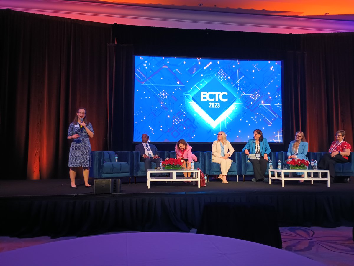 NextFlexUS's tweet image. Attended ECTC/ITherm hosted by IEEE this week? Today, Courtney Power spoke on the Diversity and Career Growth Panel discussing Diversifying our Technical Workforce to meet National Needs including the CHIPS Act Initiative.   #manufacturing #ectc #itherm
