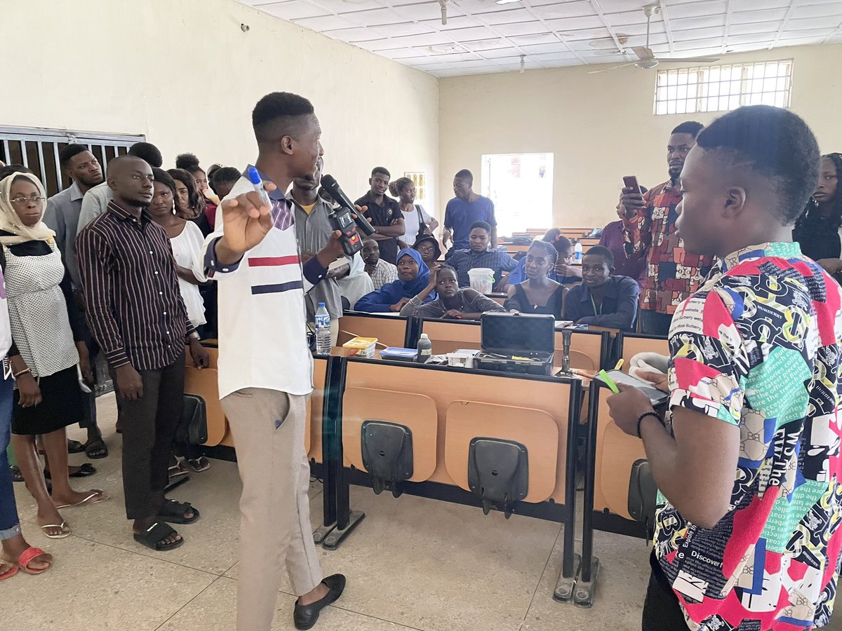 MerBest's tweet photo. A day well spent. #Biogas Demonstration event @unijos for graduating Microbiology students. Thanks to our Technical Facilitator @AbbaSimon3 of @MeyanaBIOenergy. We keep building local technical capacity for future #bioenergy workforce. Interested in biogas/biofertiliser training? https://t.co/vFMVzmzZ58