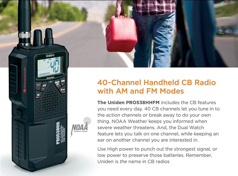 wearecbcom's tweet photo. Available Now! The Uniden PRO538HHFM Dual Use Mobile &amp; Handheld CB Radio - https://t.co/ratWhvVlYZ https://t.co/LJUPiURU5h