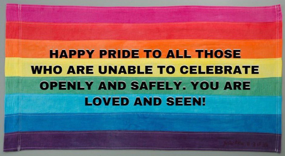 IBexWeBex's tweet photo. Happy Pride to all those who are unable to celebrate openly and safely. you are loved and seen! https://t.co/3DxkIT02HN