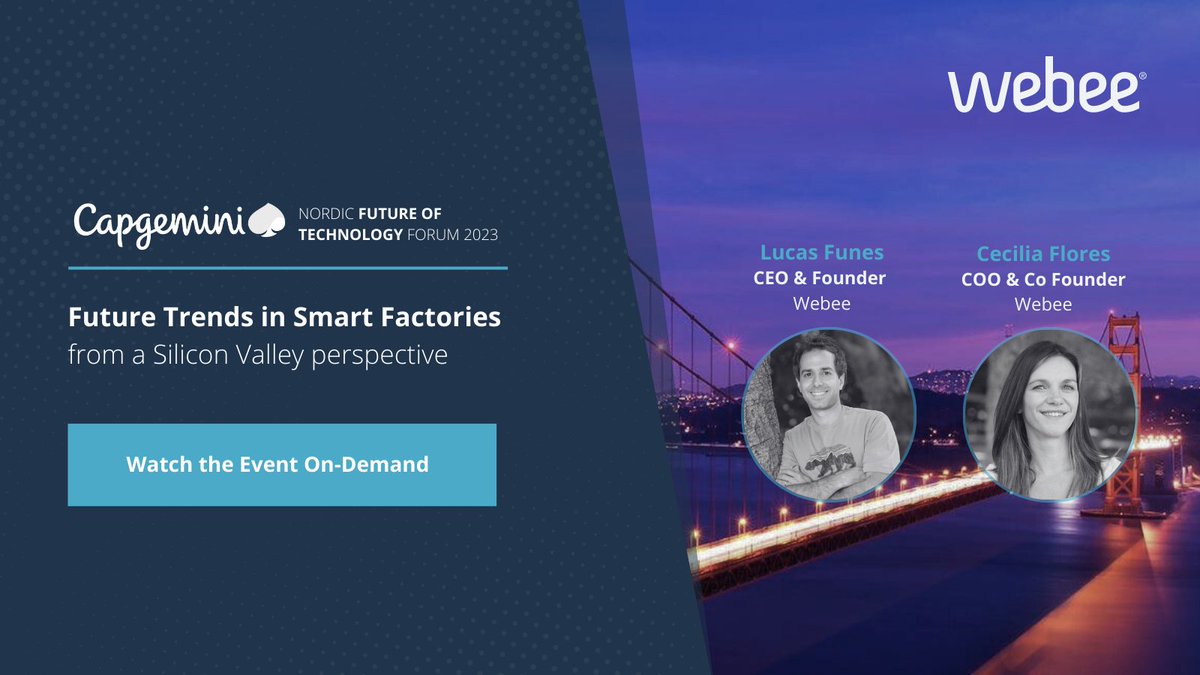 💡"Embracing a bottom-up approach, advanced sensor technologies, and strategic partnerships are vital for success," shared Webee's founders at the Nordic Future of Technology Forum from <a href="/Capgemini/">Capgemini</a>. Explore the full discussion 👇

webee.io/blog/future-tr… 

#IIoT #IoT #SmartFactory