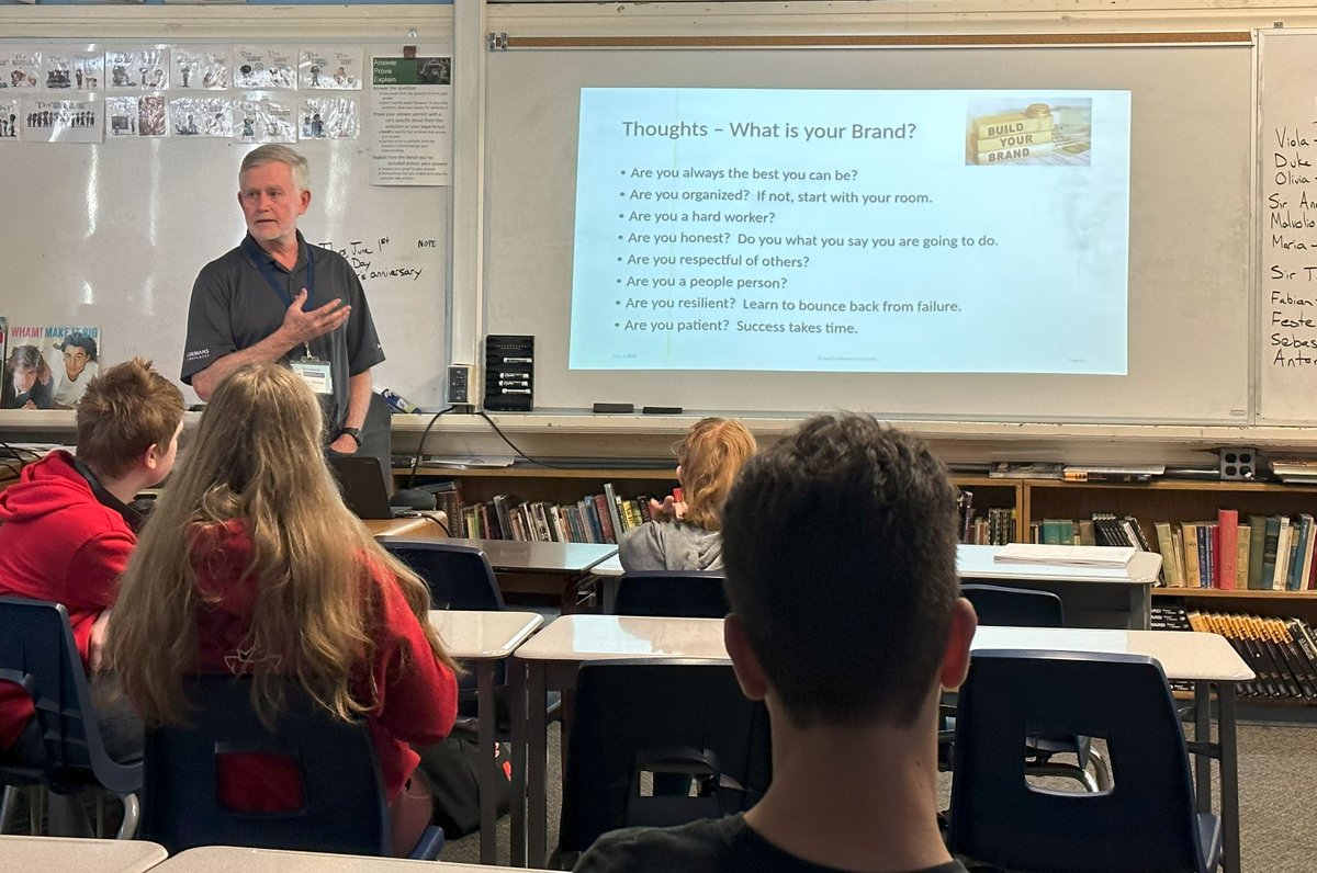 Today, <a href="/BCentralSchool/">Burlington Central</a> held a Career Days as part of its four-day 100th anniversary celebration (June 1-4). The speakers were former Central students who came back to talk to students about their careers and share helpful lessons. Look for a #HDSB story in the near future...