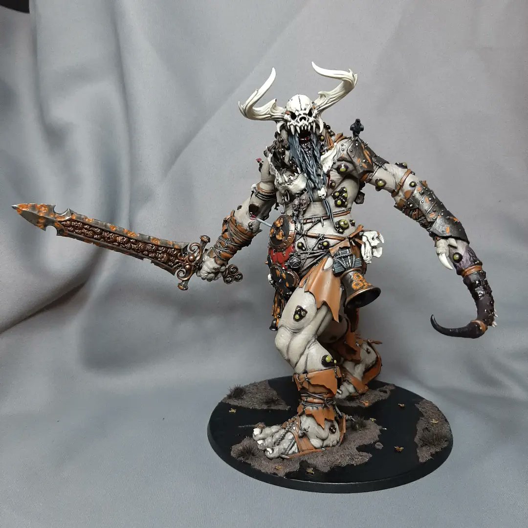kitbashermagos's tweet image. Finished my last nurgle megagargant :the poxhoarder. 
It will be my Krakeneater leader and the last gargant for my 2k point army😋
 #WarhammerCommunity #nurgle #sonsofbehemat #Giant #aos 
#Warmongers #Warmaidens #WarAnthem