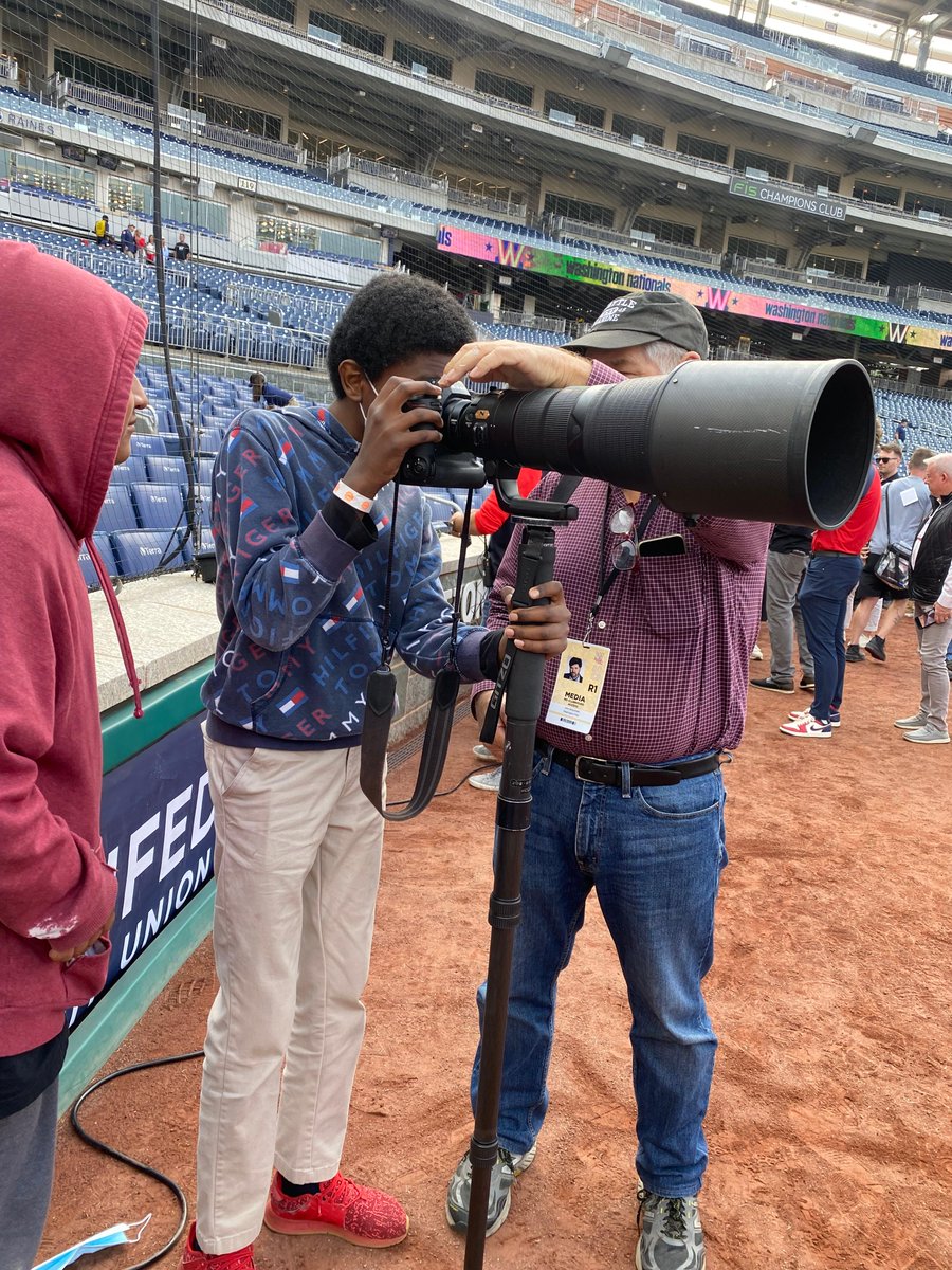 LAYCDC's tweet photo. Take me out to the ball game! ⚾ Check out the scenes from our youth and staff's visit the @Nationals Stadium here in D.C! It was a wonderful experience for our youth to try out new things. #Tbt #YouthFun #LAYC #MMYC https://t.co/xrYlWrqThM