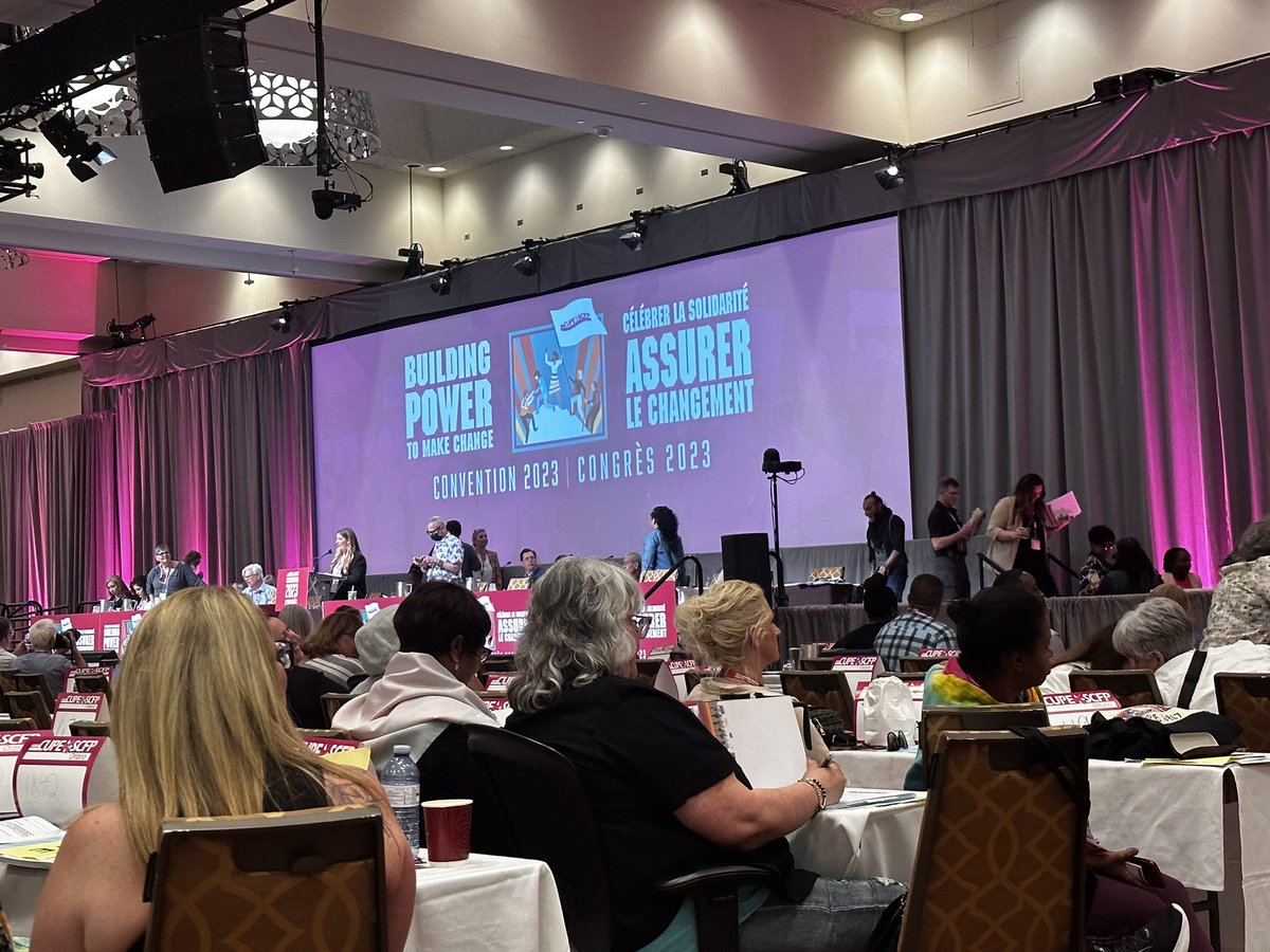 To keep my hectic May mood, the next three days I am at the @CUPEOntario Convention together with my comrades of @cupe3902 and the @CUPEOUWCC. Not even the flu would stop me from joining union organizing. #cupeon23