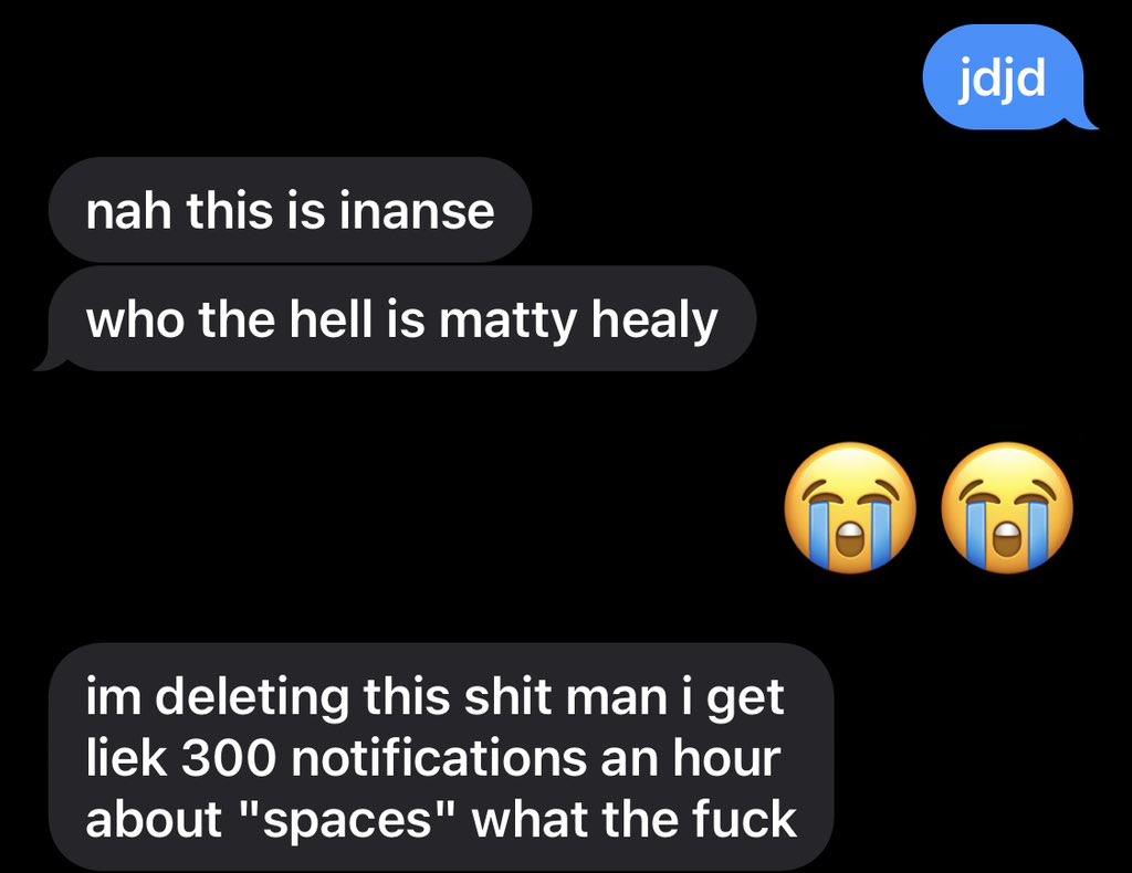 a friend of mine was on twitter for a month and decided it was too much 💀💀