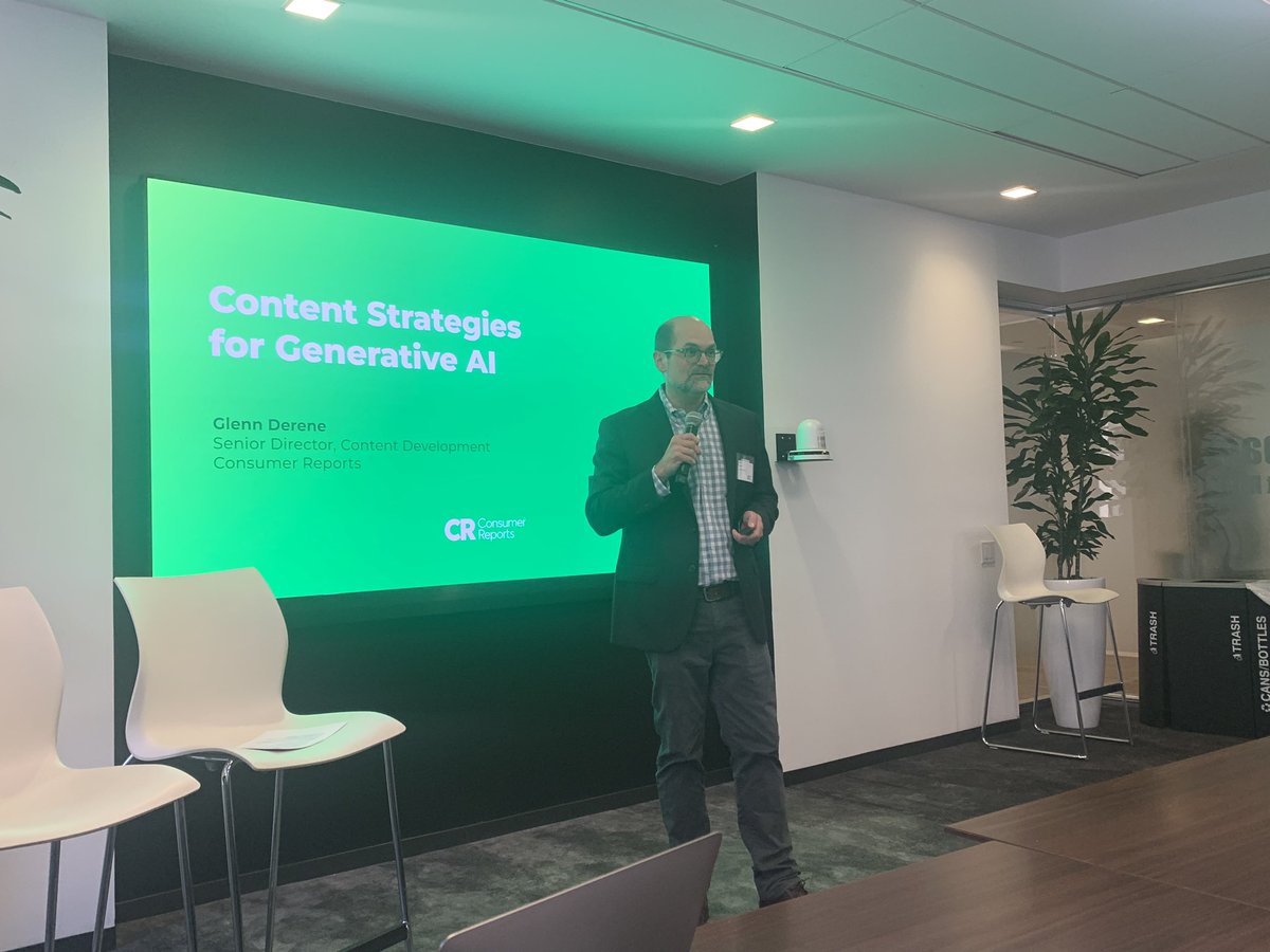michellemanafy's tweet photo. Yay! @gderene from @ConsumerReports is here to talk about AI! #dcnlive https://t.co/rSxZvUepei