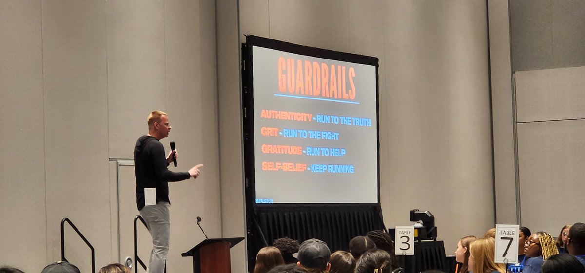 #Table14 was blown away by <a href="/PhilBeckner/">Phil Beckner</a> speaking at <a href="/CFISDAthletics/">CFISDAthletics</a> SALT Conference.  Incredible topics to help #LEADCFISD .
-Authenticity
-Grit
-Gratitude
-Self-Belief

@MackeySpeaks 
#Table14
