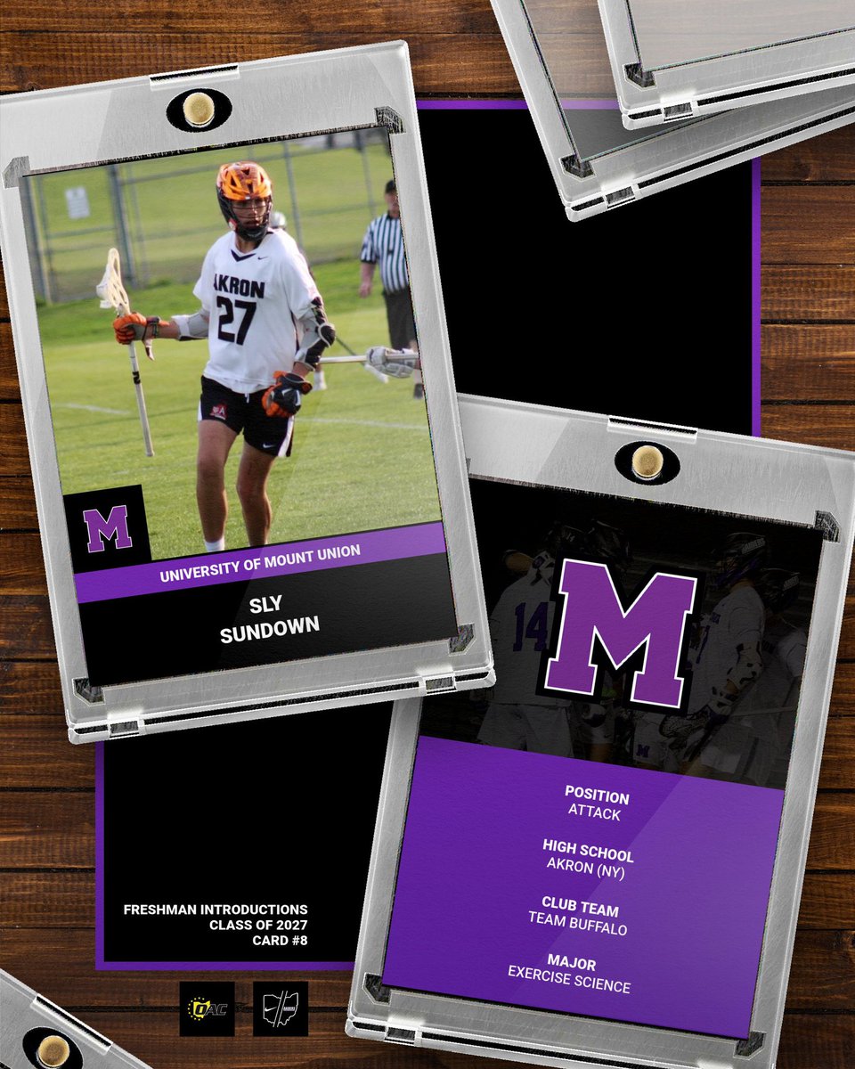 MountUnionLax's tweet photo. 𝐅𝐫𝐞𝐬𝐡𝐦𝐚𝐧 𝐈𝐧𝐭𝐫𝐨𝐝𝐮𝐜𝐭𝐢𝐨𝐧𝐬! 

Excited to welcome our 2023 Class to campus in the fall. Please welcome Evan, Sly &amp; Josh! https://t.co/LuKqTcgCoi