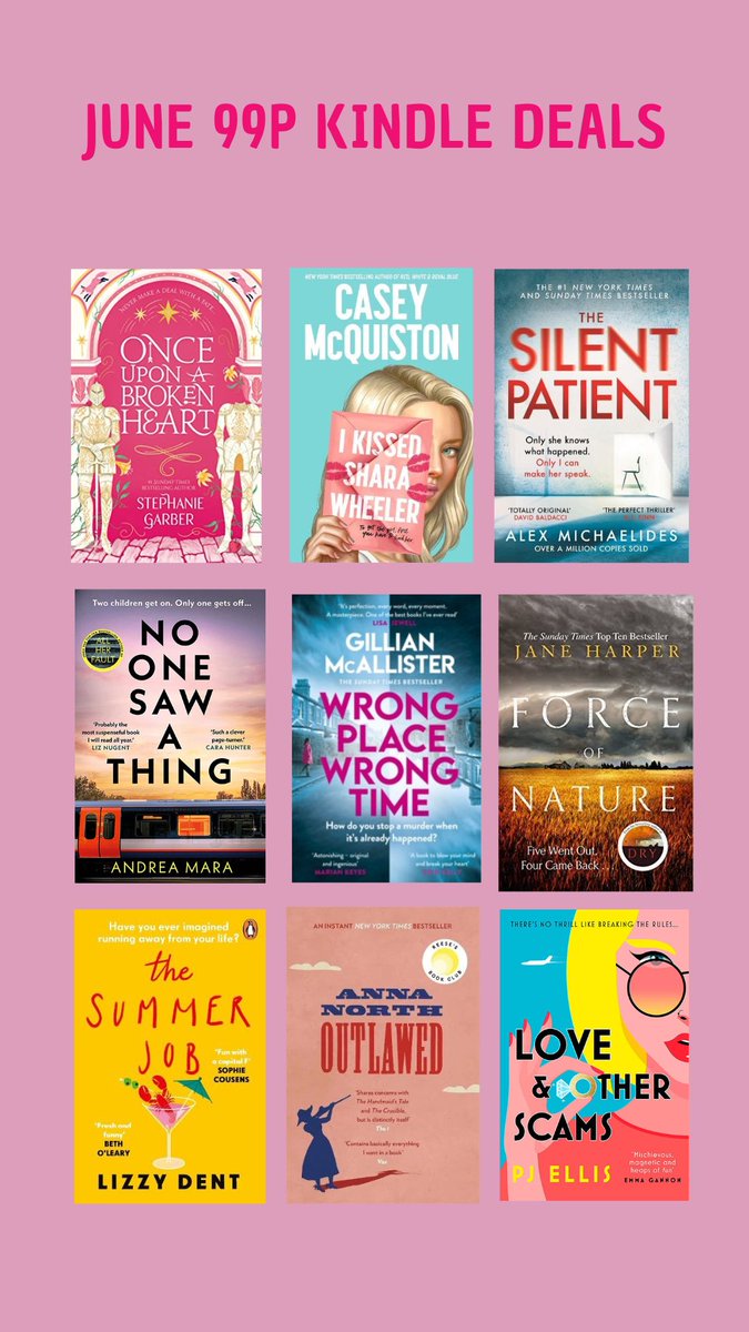 📲 June 99p Kindle Deals - amzn.to/3oKvjV1 

Some fantastic reads this month 😍 ended up with 7 new books! Which ones have you treated yourself to?

#99pkindledeals #monthlykindledeals #booktwt #kindle #kindlebooks