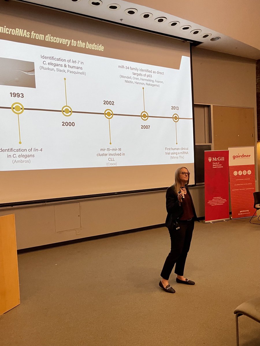 Masad J. Damha (@f_anatico) on Twitter photo Dr. Andrea Kasinski - delivery of miRNA to the tumour and beyond. âŠ<a href="/mcgillu/">McGill University</a>â© âŠ<a href="/OTSociety/">Oligonucleotide Therapeutics Society</a>â© âŠ<a href="/GairdnerAwards/">Gairdner Foundation</a>â© Dr. Andrea Kasinski - delivery of miRNA to the tumour and beyond. âŠ<a href="/mcgillu/">McGill University</a>â© âŠ<a href="/OTSociety/">Oligonucleotide Therapeutics Society</a>â© âŠ<a href="/GairdnerAwards/">Gairdner Foundation</a>â©