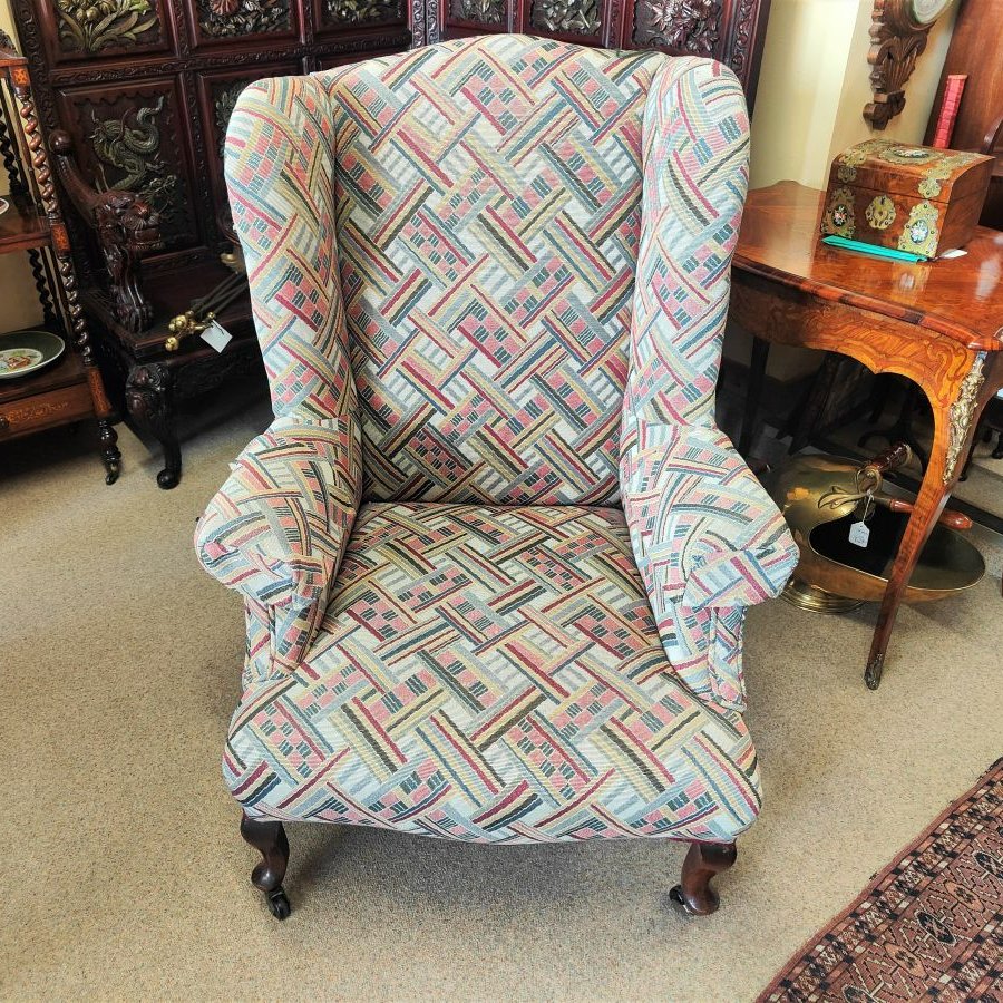 #Wing #back #armchair  added, for price, info & photos please click on the link antiquesandfinefurniture.com/details.php?SD… #interiordesign #vintage #vintagehome #vintageshop #vintagefinds