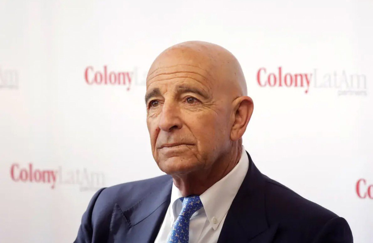truestreetmedia's tweet photo. Meet Barrack Tom.

He was an adviser to Trump and a private-equity manager, hedge fund founder of Colony Capital.

He has been described as one of the "nightlife musketeers" with Epstein.

He was in Jeffery Epstein’s black book of addresses. https://t.co/rftKCuHP3I