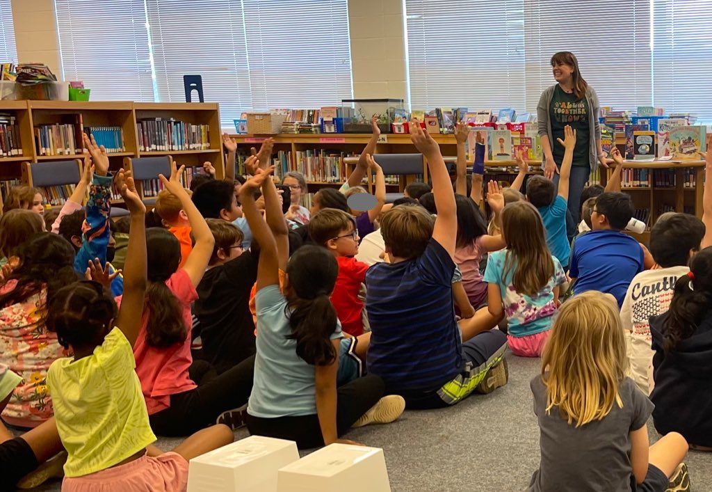 Lemon Road ES Library tweet media