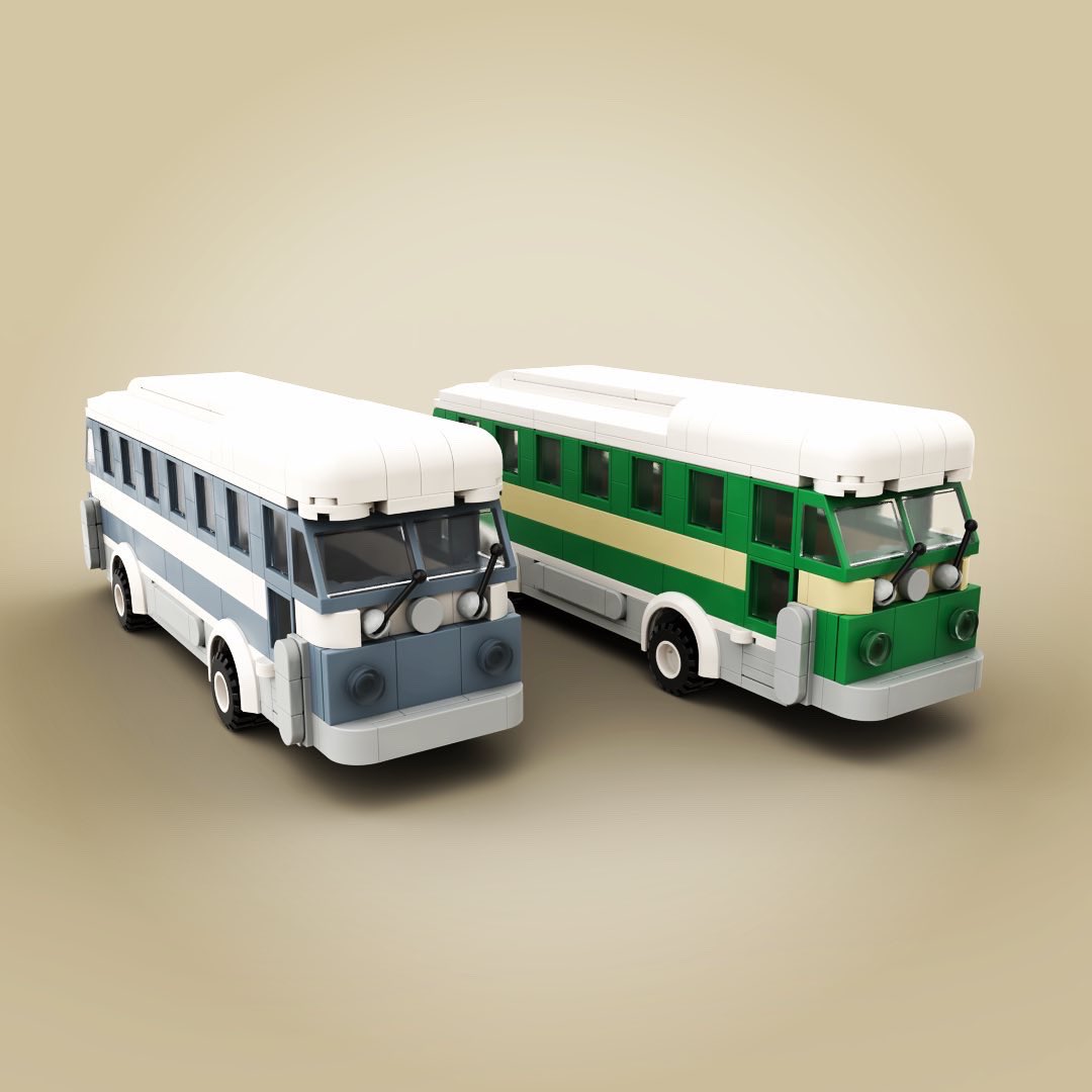 1950’s GM Public Transport Bus I designed out of LEGO