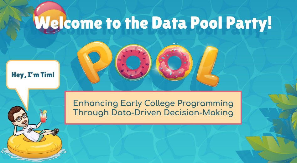 Monday, June 5! 

I'm excited to present on Enhancing Early College Programming through Data-Driven Decision-Making at Early College Summer Summit sched.co/1LzTm @CELLuindy #INEarlyCollegeSummit @sched