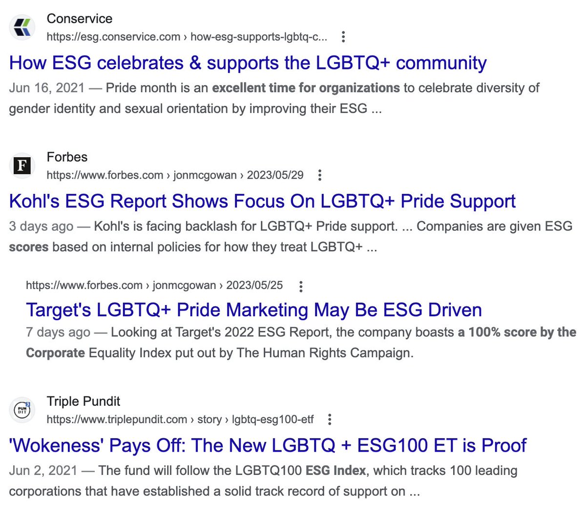 Corporations celebrating Pride Month has less to do with uplifting LGBT and more to do with uplifting ESG.