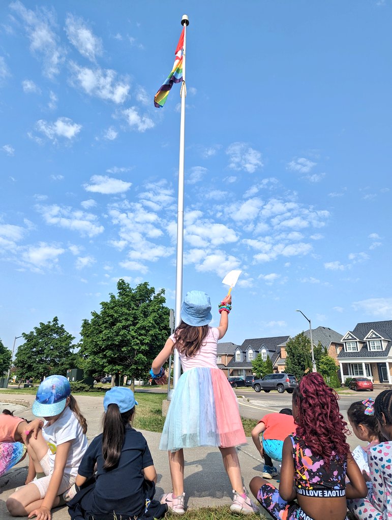 sjoa5's tweet image. Today, we raised the pride flag to symbolize that our school, along with all @HCDSB buildings, is a welcoming, inclusive and accepted building to all. ❤️🧡💛💚💙💜 We are all wonderfully made! ✝️🙏