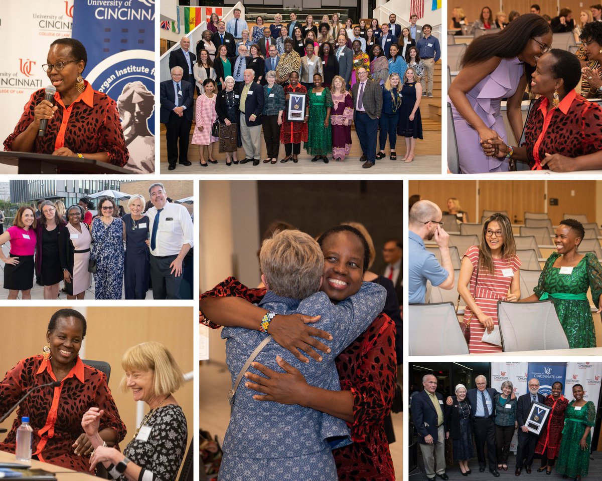 Thank you to everyone who joined us in honoring Judge Unity Dow as she was awarded the William J. Butler Human Rights Medal on April 15, 2023. As the pictures capture well, it was a memorable and joyful celebration. 📸@fuquaImages #HumanRightsDefender #UnityDow
