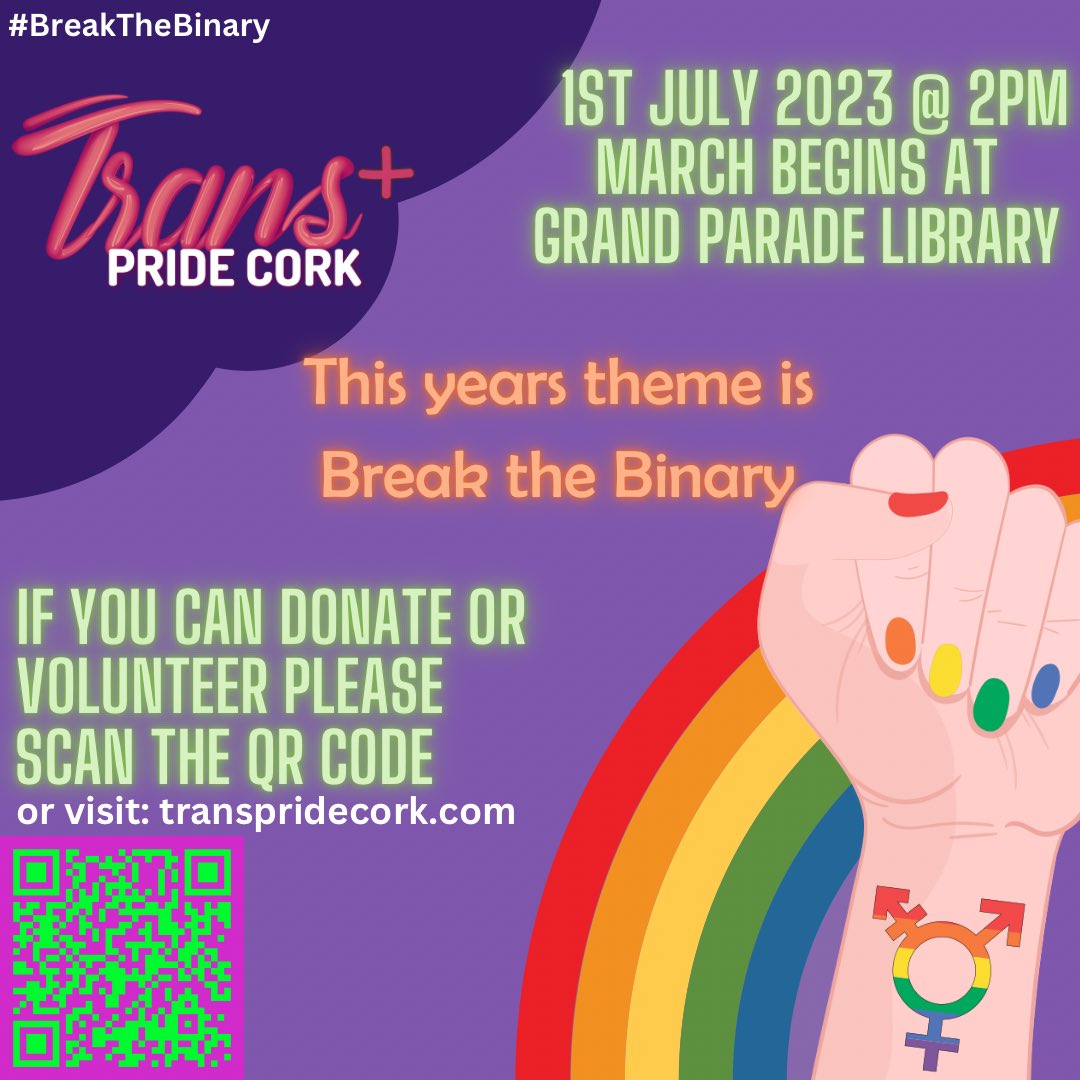 Trans+ Pride Cork tweet media