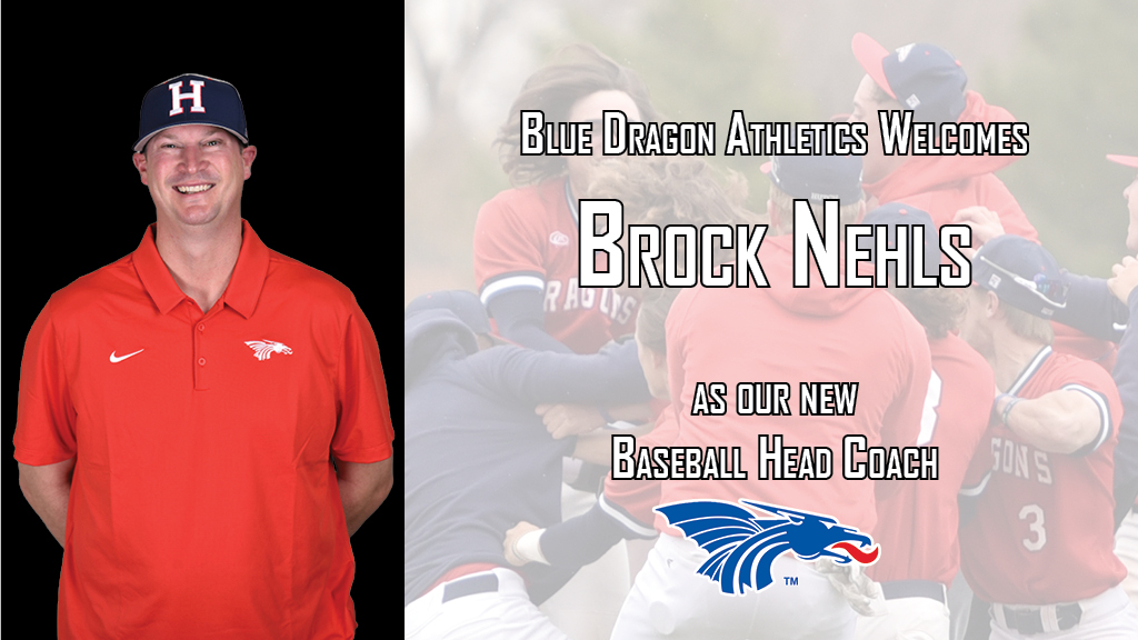 Blue Dragon Nation ...
Please welcome our new head baseball coach at Hutchinson Community College ... Brock Nehls.

Release: hutchinson.prestosports.com/sports/bsb/202…

#BreatheFire