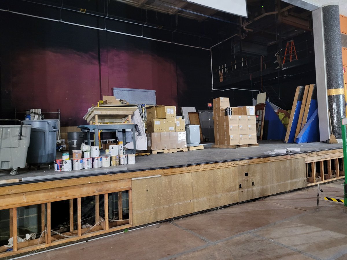 One month into renovations...