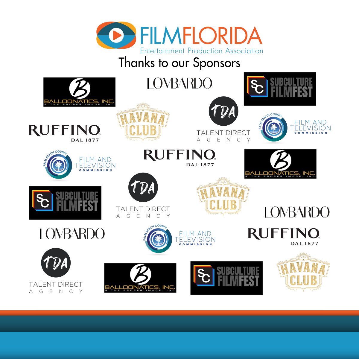 South Florida friends, join us for a special Film Florida 25th Anniversary Networking Event, Thursday June 8 at 6pm at the Lombardo Agency in West Palm Beach. Space is limited. 

RSVP at buff.ly/3opi0cA