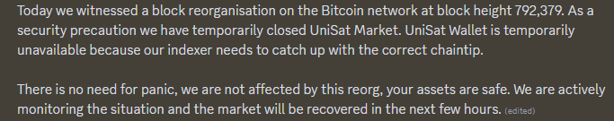UniSat update