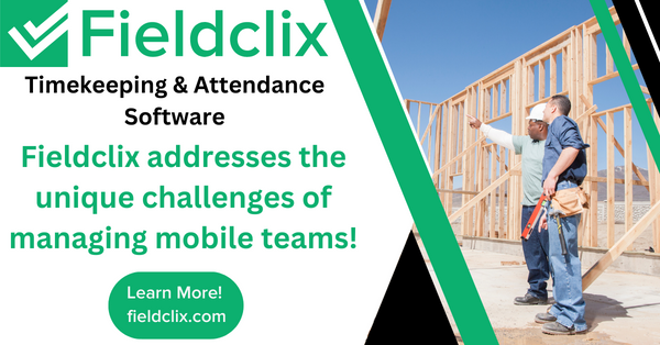 Fieldclix is THE #1 Timekeeping and Attendance Software! 
Learn more, and request a demo at fieldclix.com!

#software #demo #fieldtest #timekeeping #attendancemanagement #timekeepingsoftware #trades #subcontractors #wirelesscommunications #telecommunications