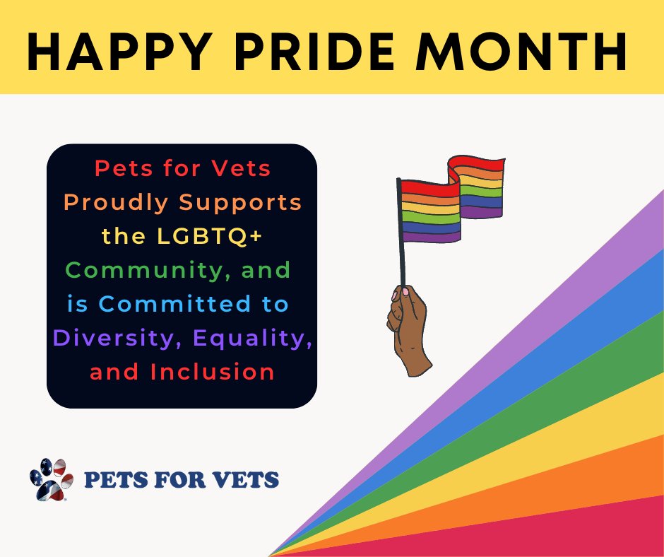 Pets for Vets embraces Diversity, Equality, and Inclusion. To learn more please visit: petsforvets.com/diversity-equi…