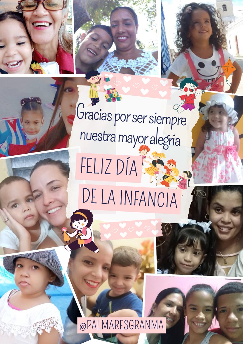 PalmaresGranma's tweet image. Un día como hoy, pero de 1956 la ONU deja instituido el Día Internacional de la Infancia. Llegue a todos los niños del mundo, quienes con nuestras felicitaciones 🥳 🥳 🥳 
#infanciasfelices
#palmaresgranma
#PalmaresCuba
#CubaUnica