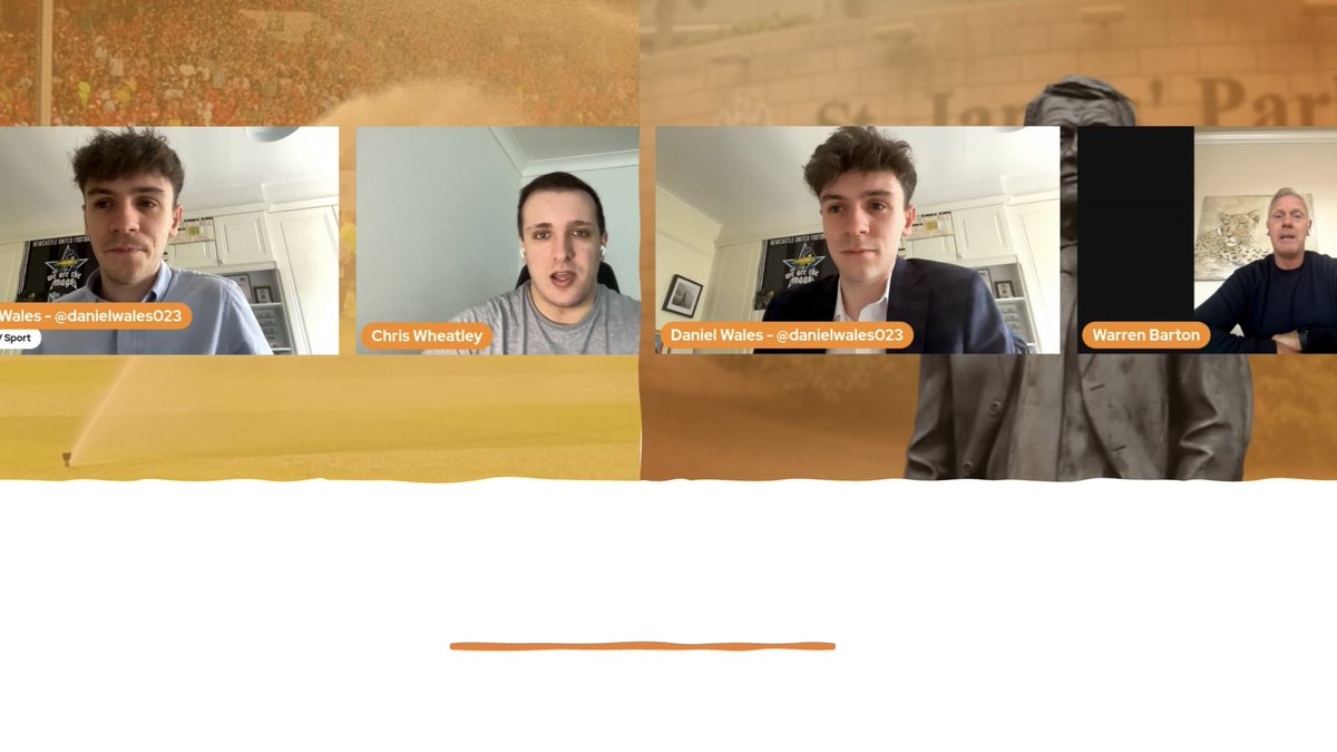 Can leading the Premier League be too much to handle? 🏆

<a href="/danielwales023/">Daniel Wales</a> speaks to <a href="/warrenbarton2/">Warren Barton</a> and <a href="/ChrisWheatley/">Chris Wheatley</a> about the pressure of leading the league ⚽️

Click the link below to watch 🔗

dailymotion.com/video/x8lg1n7

#NUFC #AFC #PremierLeague #LocalTVSport #sport