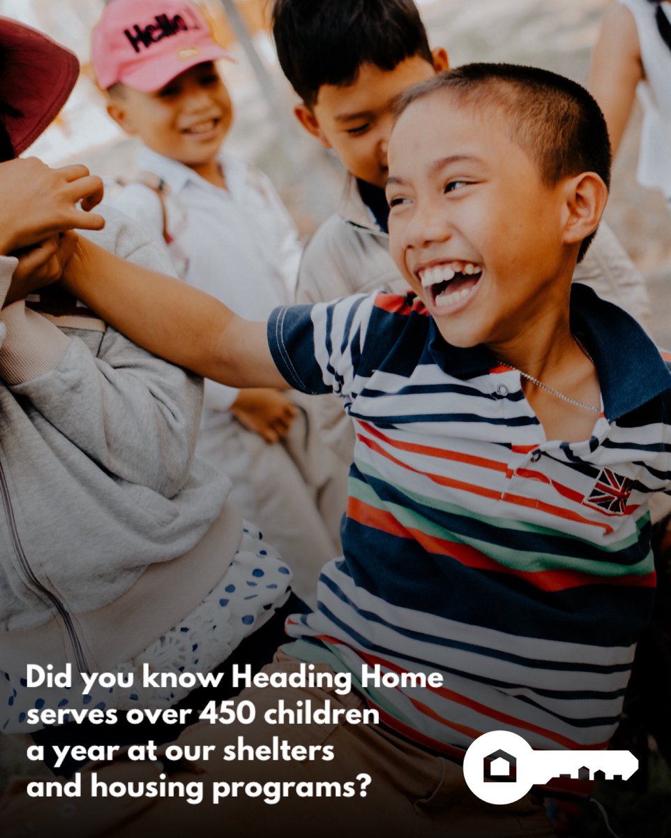 The carefree days of summer are not so easy for children and families experiencing homelessness. Did you know Heading Home serves over 450 children a year at our shelters and housing programs?  Help us make a difference. Visit headinghome.org/donate today.