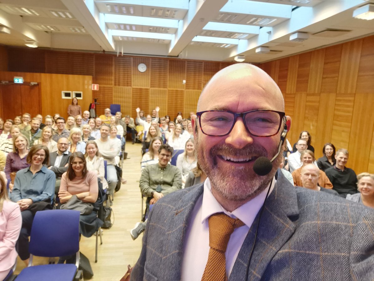 Greg4bsScotland's tweet photo. In Stockholm talking about violence prevention with Brå. Not quite the small breakfast meeting i anticipated. Come for morning coffee before the main event. https://t.co/XPo9z2Kpeg