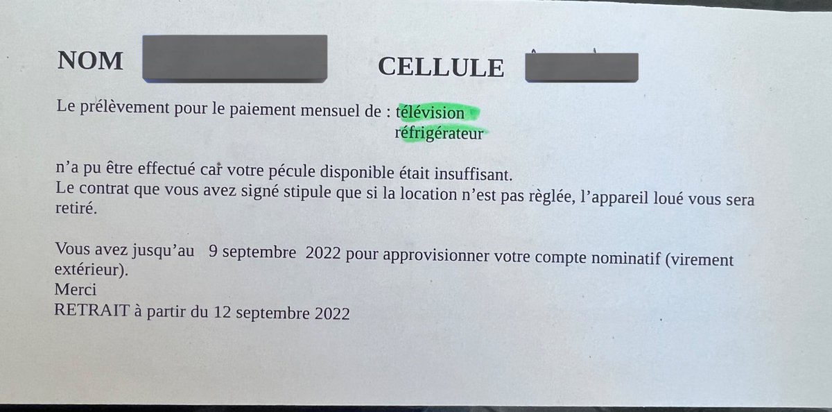 Juste pour rassurer les pires êtres humains de cette planète sur le fait que les détenus payent, eux-mêmes, leur détention.