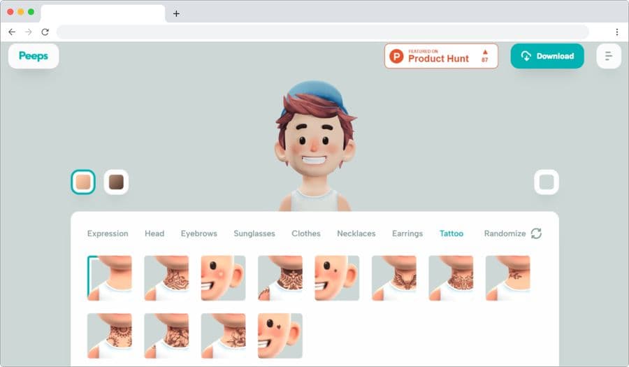 softapps's tweet image. Descubre Peeps Avatar Builder, la herramienta en línea gratuita que te permite crear un #avatar personalizado y en #3D. 🌟✨ Sin registro, directamente en tu navegador. softandapps.info/2022/09/20/pee…