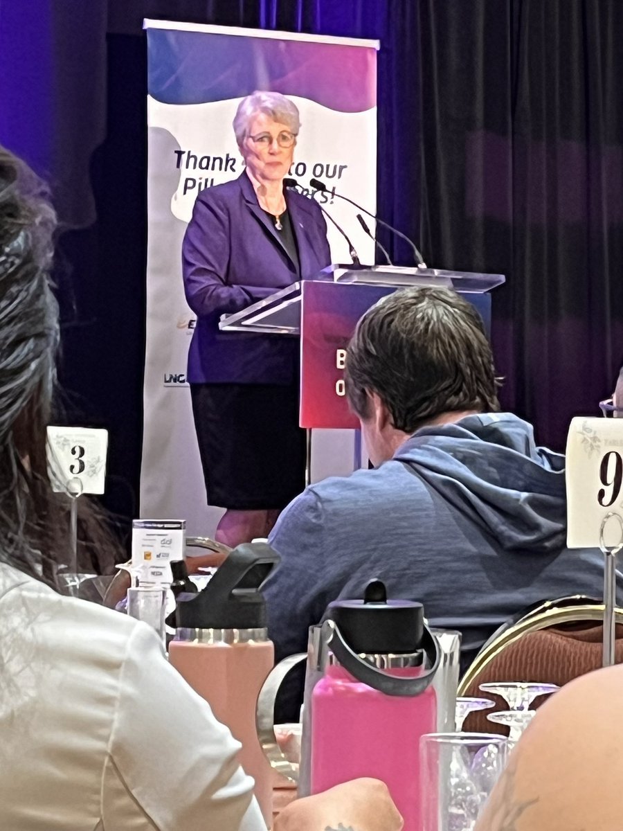 Starting the morning with the Honourable Katrine Conroy!  #bcchamber #bcccagm2023