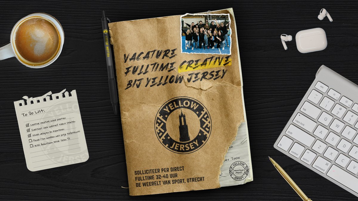timvanpeppen's tweet photo. Heb jij deze toffe vacature bij @YellowJerseyNL al gezien? Word onze nieuwste Creative!
Meer info: https://t.co/o8TFeX5T0i

#sportsmarketing #lekkergaan https://t.co/qqK9ONwKF1